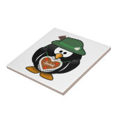 Pinguïn uit Alpen Tegeltje (Zijkant)