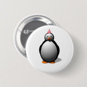 Pinguïn. Ultimate Party Animal! Ronde Button 5,7 Cm (Voorkant /achterkant)