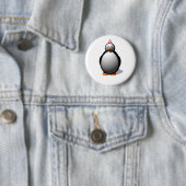 Pinguïn. Ultimate Party Animal! Ronde Button 5,7 Cm (In situ)