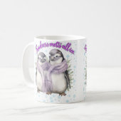 Pinguïn vader en zoon Mok "Vriendelijkheid + smelt (Voorkant links)