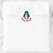 Pinguïn vakantie sticker (Tas)