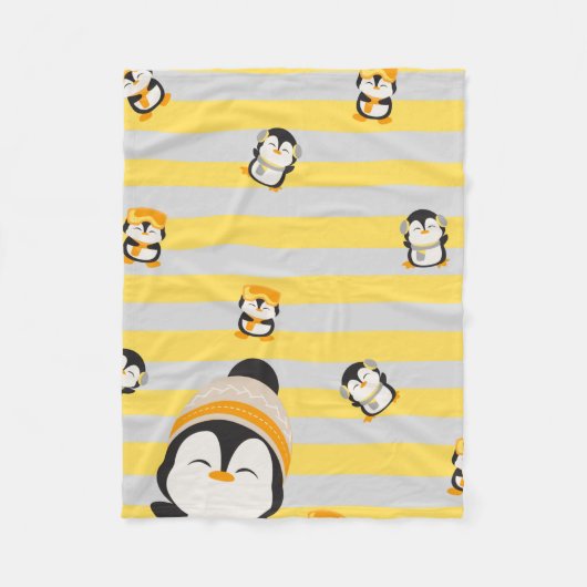 pinguïn valt fleece deken (Voorkant)