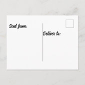 Pinguïn van Antarctica Briefkaart (Achterkant)