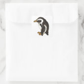 Pinguïn van Liesel Bendio Potter Vierkante Sticker (Tas)