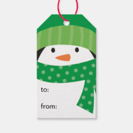 Pinguïn Van Naar Cadeaulabel