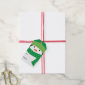 Pinguïn Van Naar Cadeaulabel (Met Touw)
