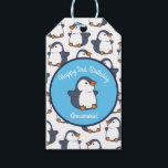 Pinguïn verjaardagsfeestje cadeaulabel<br><div class="desc">Deze schattige kleurrijke pinguïn verjaardagsfeestdag zijn perfect voor een kind verjaardagsfeest! Pas de tekst aan om ze zelf te maken. De moderne kijk en het moderne gevoel is de perfecte manier om je kleine te vieren die van pinguïns en vogels houdt op hun verjaardag! Ideaal voor kleine jongens en meisjes!...</div>