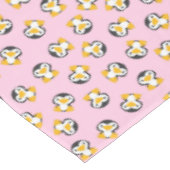 Pinguïn verjaardagsfeestje tafelkleed (Gekanteld)