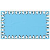 Pinguïn verjaardagsfeestje tafelkleed (Voorkant (Horizontaal))