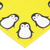 Pinguïn verjaardagsfeestje tafelkleed (Gekanteld)