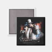 Pinguïn - veroordeeld magneet (Voorkant / Achterkant)