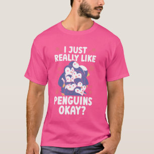 Pinguïn vind ik echt leuk Pinguïns T-shirt