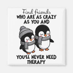 Pinguïn vindt vrienden die even gek zijn als jij & magneet