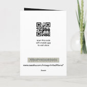 Pinguïn Viool Overweging, veel succes Kaart (Achterkant)