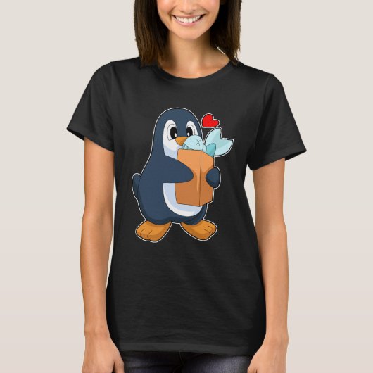 Pinguïn Vis T-shirt (Voorkant)