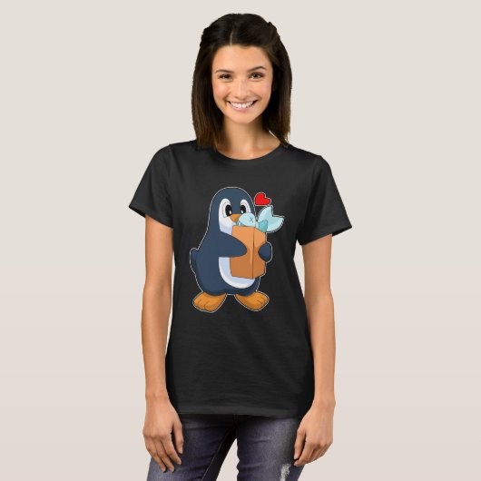 Pinguïn Vis T-shirt (Voorkant volledig)