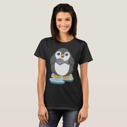 Pinguïn Vis T-shirt (Voorkant volledig)