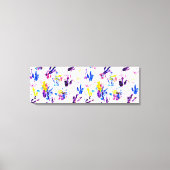 pinguïn voetafdrukken canvas afdruk (Voorkant)