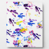 pinguïn voetafdrukken fotoplaat (Voorkant)