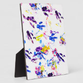 pinguïn voetafdrukken fotoplaat (Zijkant)