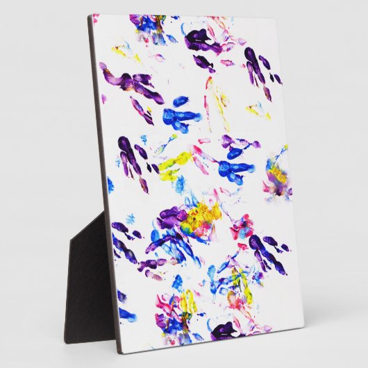 pinguïn voetafdrukken fotoplaat (Zijkant)