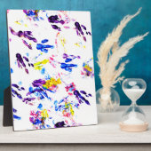 pinguïn voetafdrukken fotoplaat (Zijkant)