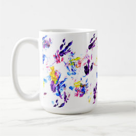 pinguïn voetafdrukken koffiemok