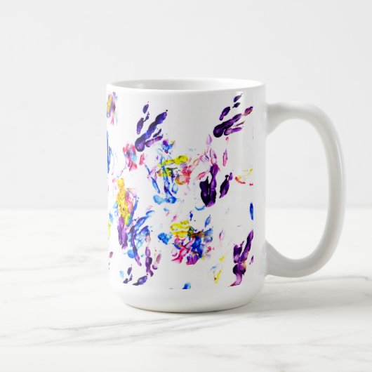 pinguïn voetafdrukken koffiemok (Rechts)