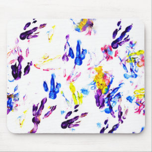 pinguïn voetafdrukken muismat