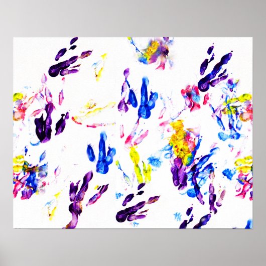 pinguïn voetafdrukken poster (Voorkant)