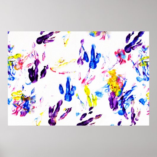 pinguïn voetafdrukken poster (Voorkant)