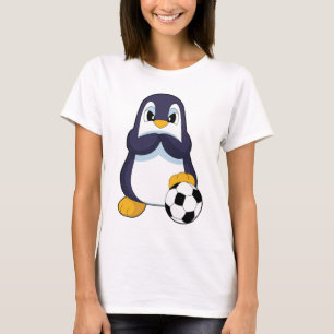 Pinguïn Voetballer Voetbal Sport T-shirt
