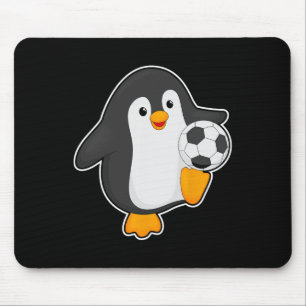 Pinguïn Voetbalspeler Voetbal Sport Muismat