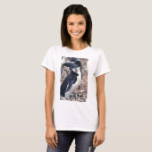 Pinguïn Vogel Cute Dier Zwart Wit Water T-shirt (Voorkant volledig)