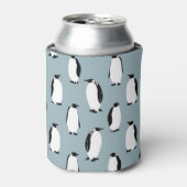 Pinguïn Vogel Dier Schattige Patroon Blikjeskoeler (Blikje Voorkant)