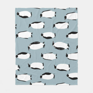 Pinguïn Vogel Dier Schattige Patroon Fleece Deken