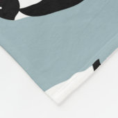 Pinguïn Vogel Dier Schattige Patroon Fleece Deken (Hoek)