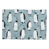 Pinguïn Vogel Dier Schattige Patroon Kussensloop (Achterkant)