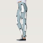 Pinguïn Vogel Dier Schattige Patroon Leggings (Links)
