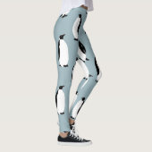 Pinguïn Vogel Dier Schattige Patroon Leggings (Rechts)