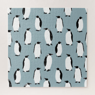 Pinguïn Vogel Dier Schattige Patroon Legpuzzel