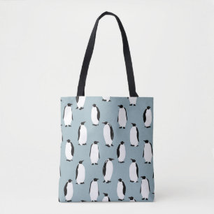 Pinguïn Vogel Dier Schattige Patroon Tote Bag