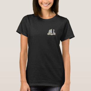 Pinguïn Vogels en Boeken Lezen Vogel Kijken Boek T-shirt