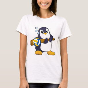 Pinguïn Volleybalspeler Volleybal Sport T-shirt