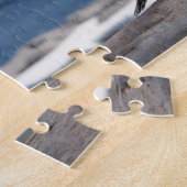 Pinguïn voor een ijsboog legpuzzel (Zijkant)