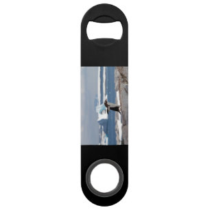 Pinguïn voor een ijsboog speed flessenopener