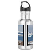Pinguïn voor een ijsboog waterfles (Achterkant)