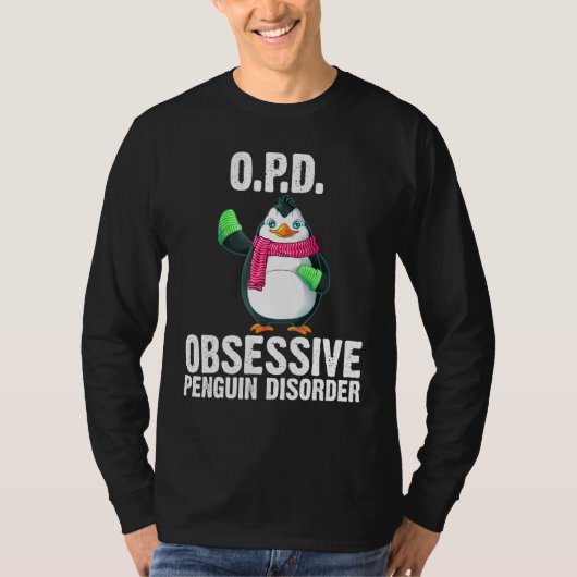 Pinguïn voor mannen, vogelpest, winterdier t-shirt (Voorkant)