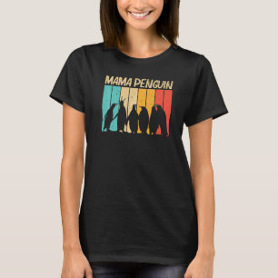 Pinguïn Voor Vrouwen Moeder Pinguïns Vogel Dier Re T-shirt
