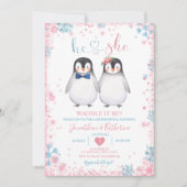 Pinguïn Waddle het is? Hij of zij onthult het gesl Kaart (Voorkant)